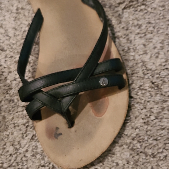 Volcom women's lookout sandal black, size 6 - Picture 6 of 7